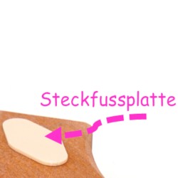 Steckerfussplatte DIY Motivstecker Geburtstagsringe Schnuffelinis