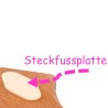 Steckerfussplatte DIY Motivstecker Geburtstagsringe Schnuffelinis