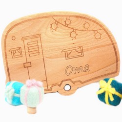 Camper cutting board personalised