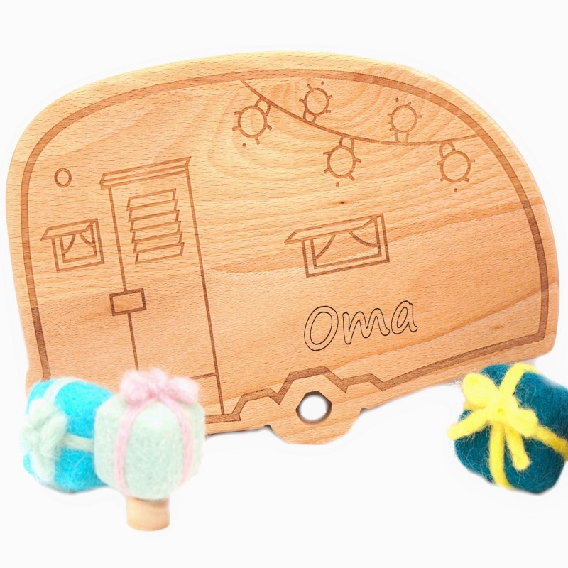 Camper cutting board personalised Schnuffelinis