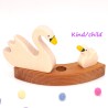swan motif plug birthday