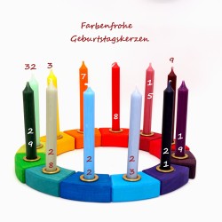 Birthday candles dark blue21 Schnuffelinis