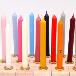 Birthday candles orange7 Schnuffelinis