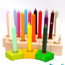 Birthday candles sangria red9