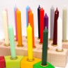 Birthday candles sangria red9