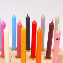 Geburtstagskerzen hellrosa 47 Geburtstagsringe Schnuffelinis