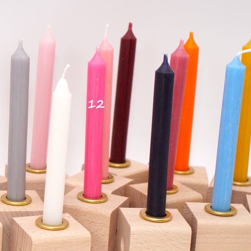 Birthday candles pink 12 Schnuffelinis