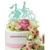 Cake topper Tandem Brautpaar Schnuffelinis