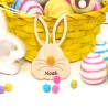 Easter bunny wooden tags
