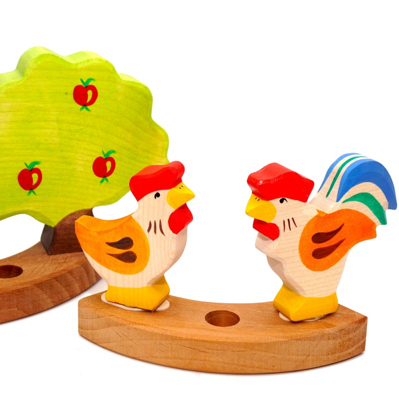 Animal motif plugs annual rings Schnuffelinis