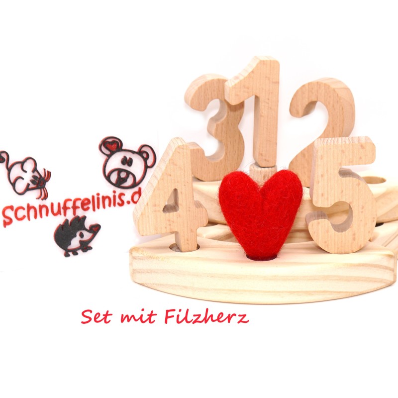 Motivstecker Zahlen Set Schnuffelinis