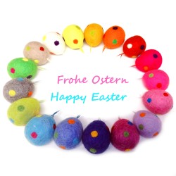 Easter eggs dotted Schnuffelinis