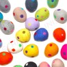 Felt eggs polka dots