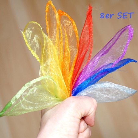 Rainbow scarf 8er Set Schnuffelinis