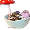 felted bowls XXL mint Schnuffelinis