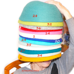 Filzschüsseln Schale XXL Dekoschale Türkis