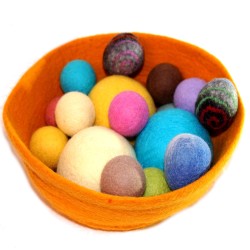 felted bowls XXL pink Schnuffelinis