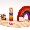 Motivstecker Regenbogen im Glas Schnuffelinis