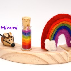 Motivstecker Maus Geburtstagsstecker Holz