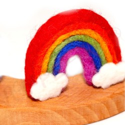 rainbow birthday ring plug