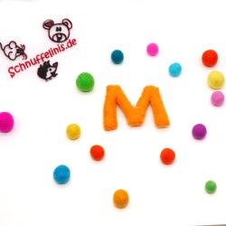 felt letter M - SCHNUFFELINIS