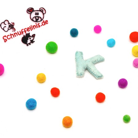 Buchstaben K Filz wattiert
