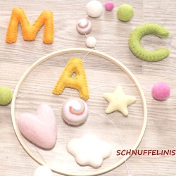 felt letter N Schnuffelinis