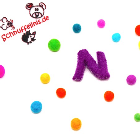 felt letter N