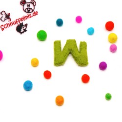 felt letter W
