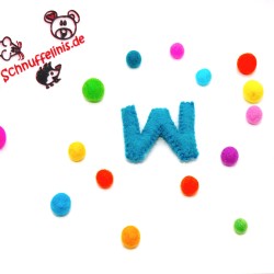 felt letter W - SCHNUFFELINIS
