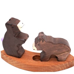 Bear motif plug 2 - SCHNUFFELINIS