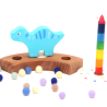 Diplodocus wood ring plug