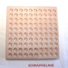 Counting wooden board numbers up to 100