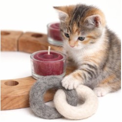 felt rings cats toy Schnuffelinis