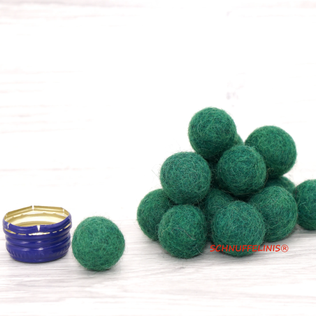 Felt balls 1cm-2,5cm
