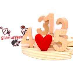 birthday ring numbers 0-9 Schnuffelinis
