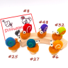 Snail 6er Set felt snail