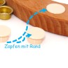 Steckerfuss 12mm weiß Motivstecker Schnuffelinis