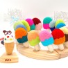 Ice popsicle felt ornament
