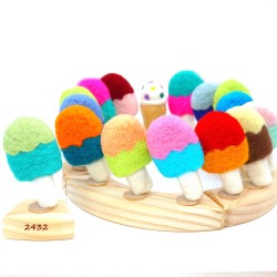 Ice popsicle ornament 2432 - SCHNUFFELINIS