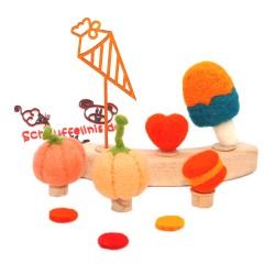 Einschulung Schultüte orange Motivstecker