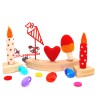 School cone red plugs