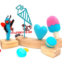 Einschulung Schultüte türkis24 Motivstecker Schnuffelinis