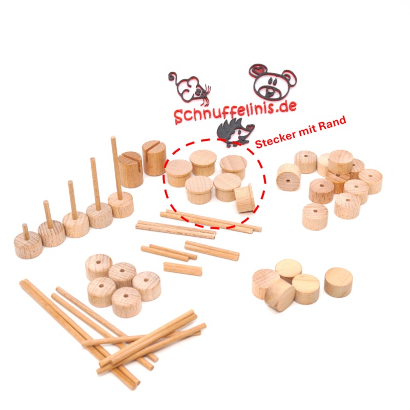 Lochadapter 2er Set Holzstecker