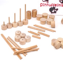 Rundstäbe 4cm für Motivstecker Schnuffelinis