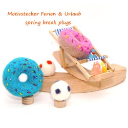 Sommerferien Schulferien Zeugnis Motivstecker