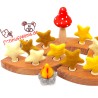 Felt ornament stars no. 5 Birthday ring plug