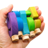 number Set 1-9 +0 colourful birthday ring ornaments
