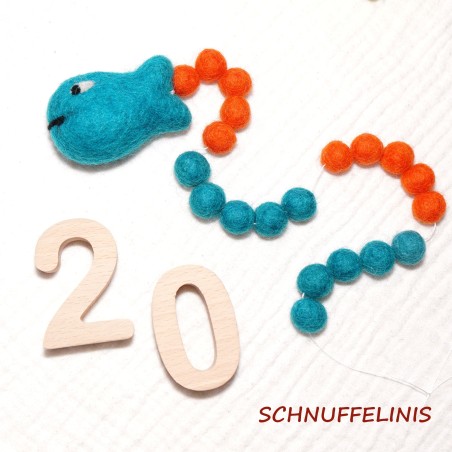 Felt balls rake chain 31
