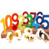 Zahlenstecker 9 Grimms Jahresringe
